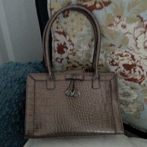 Claiborne bronze purse